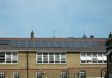 Solar installation - London School